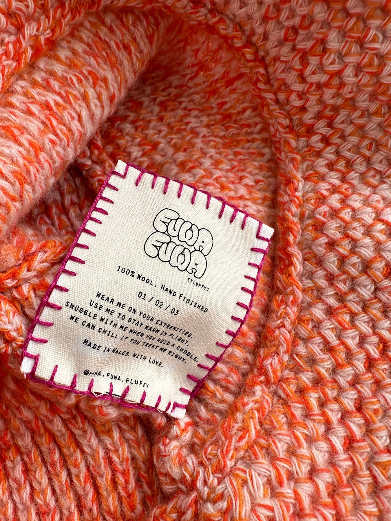 Orange Snuggle Hat