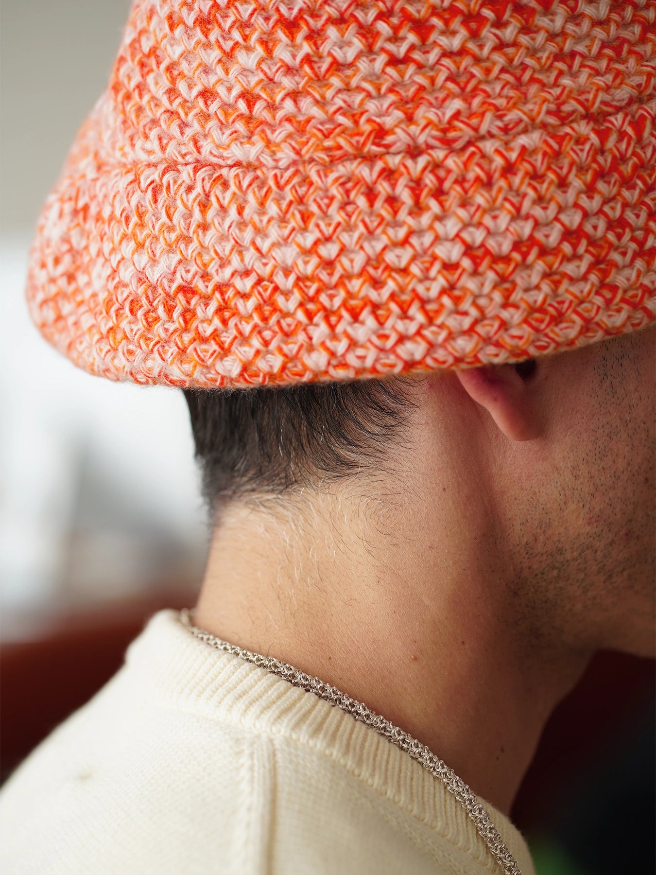 Orange Snuggle Hat